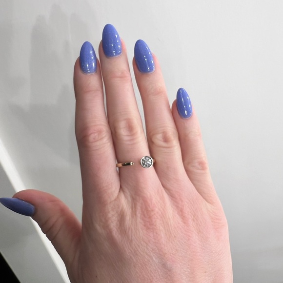 Chopard 18k Ice Cube Ring & 2 Diamond Wrap Stacking 10k rings - Picture 4 of 8